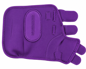 Protège-jambes pour chevaux Tough Tack en microfibre violette avec semelle Hex Grip pour l'équitation 2026 - Product Image 4