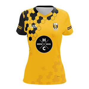 Maillot de football GAA en polyester 100% Kit de football avec conception solide Service OEM disponible Style décodeur - Product Image 1