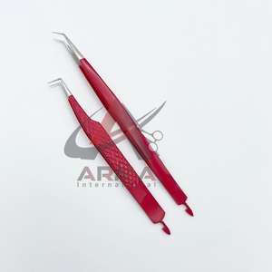 Pince à épiler d'extension de cils d'isolation CNC à 45 et 90 degrés durable Matériau en acier inoxydable pointu Marque privée - Product Image 6