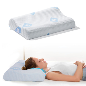 Almohada Ondulada Seda de Hielo Transpirable 6D Espuma de Silicona Alta Calidad Cómoda Almohada Ergonómica Cervical Cama Dormir Sin Látex - Product Image 2