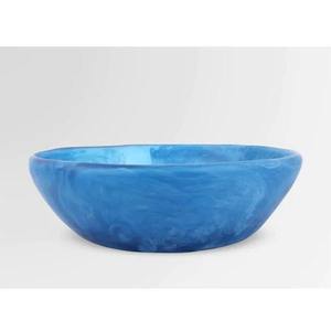 Bol à salade en résine écologique fait à la main, style classique, durable, passe au lave-vaisselle, vaisselle pour fruits et service - Product Image 5