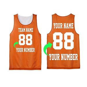 Maillots de basket-ball réversibles unisexes Nom d'équipe personnalisé Numéro Pro Qualité Uniformes de basket-ball pour jeunes Saison d'été-Prix bas! - Product Image 4