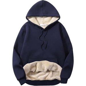 Veste polaire Sherpa avec capuche Veste polaire zippée vierge en gros Veste polaire Sherpa personnalisée pour hommes Femmes - Product Image 1