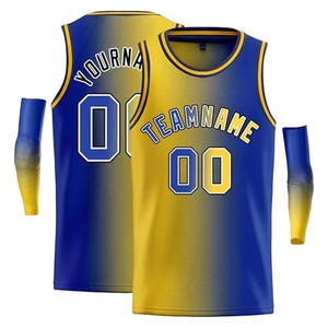 Uniforme à séchage rapide propres conceptions maillot de basket-ball maillot de basket-ball Sublimation tissu respirant 100% tissu Polyester - Product Image 2