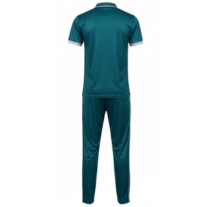 Uniforme de Críquet Profesional para Hombre de Alta Demanda |   Pantalón Deportivo Sublimado Transpirable 100% de Alta Calidad de Secado Rápido Color Verde Azulado - Product Image 2