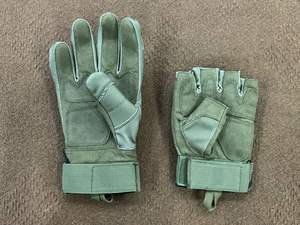 Gants de chasse Logo personnalisé imperméable coupe-vent anti-coupure gants demi-doigts durs gants de chasse en plein air - Product Image 6