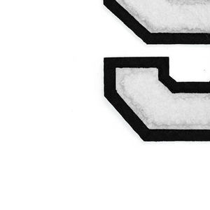 จดหมายแพทช์ขายส่งที่กําหนดเอง Chenille แพทช์ 9 สีเหล็กเย็บปักถักร้อยเสื้อผ้าอุปกรณ์เสริมเย็บปักถักร้อย Chenille แพทช์ - Product Image 2