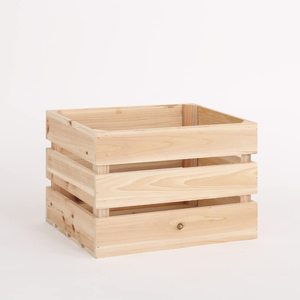 2 Casse In Legno Massello Con Manici | 40,6x30,2x26,2 Cm | Scatole Da Riposto Ed Esposizione | Fatte A Mano, Impilabili
