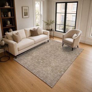 Tapis RUGS DEPOT LXDP-0603 en gros, couleur terre cuite dorée, style oriental traditionnel, imprimé numériquement, lavable en machine, en chenille, antidérapant - Product Image 2