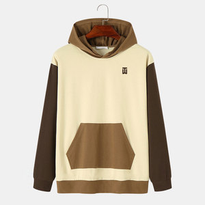 Nouvel arrivage Sweats à capuche pour hommes d'hiver de qualité supérieure décontractés respirants pour adultes avec logo personnalisable motif solide col à capuche - Product Image 1