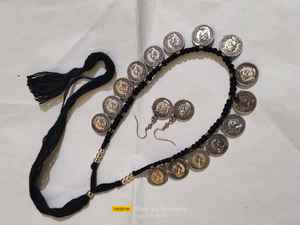 Collier en métal bohème tribal Banjara fait sur mesure, bijoux ethniques indiens, chaînes de festival, pour femmes - Product Image 3