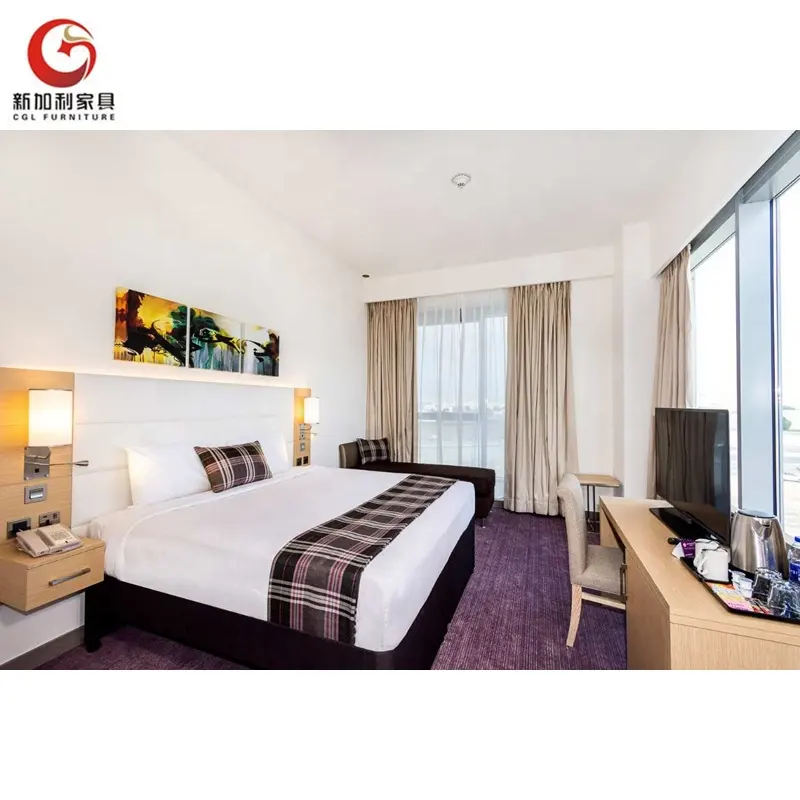 Nouveau modèle personnalisé OEM CGL Malaisie Chambre à coucher en bois de haute qualité Mobilier Royal Hotel
