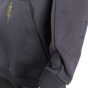 300 Gsm Léger Cachemire Chenille Brodé À Capuche 100% Coton Masqué Visage Hiver Numérique Cachemire Chenille Broderie - Product Image 6