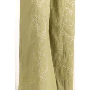 Pantalones Anchos de Cintura Alta, Corte Regular, Tela Oxford Transpirable, Pantalones Casuales para Verano WM-COD-SS25-330B - Product Image 2