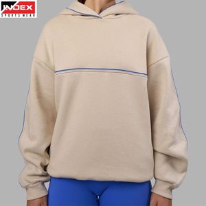 Sweat à capuche pour femmes, couleur chair, nouveau design, polaire épais, streetwear, fabricant en gros - Product Image 1