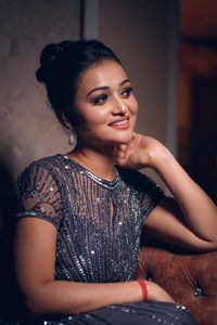 Vestido de fiesta de línea A con lentejuelas y perlas bordadas en la espalda para mujer, vestido de noche sin mangas para fiesta - Product Image 6