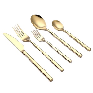 Ensemble de couverts en acier inoxydable au design simple Ensemble de couverts Vaisselle de table Accessoires de cuisine - Product Image 6