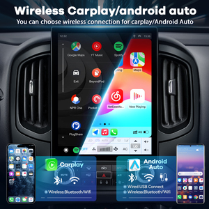 Autoradio con Schermo da 12,1 Pollici, Lettore DVD, Snapdragon665 per Chevrolet Colorado 2015-2022, Stile <span class=keywords><strong>Tesla</strong></span>, Wireless <span class=keywords><strong>Auto</strong></span> 4+64GB, Carplay GPS - Product Image 3