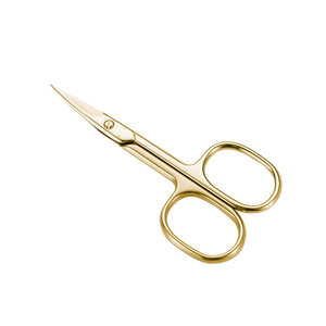 Ciseaux à cuticules en acier inoxydable de haute qualité, lame droite ergonomique, manche ergonomique, pour manucure et pédicure, outil de soin des ongles - Product Image 1