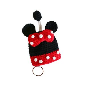 Porte-clés de style dessin animé japonais, tricoté à la main, crochet DIY, housse de clé tendance, accessoire de mode pour femmes - Product Image 5