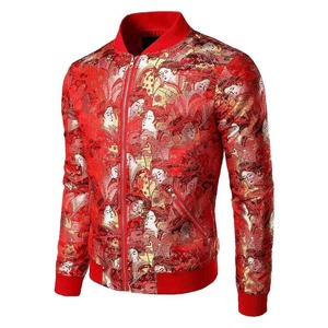 Chaqueta bomber de talla grande para hombre con logotipo frontal vintage cortavientos de lona camuflaje primavera personalizada al por mayor - Product Image 3