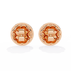 ต่างหูทองคำ 18K ประดับเพชรแล็บโกรว์ คุณภาพพรีเมียม - Product Image 4