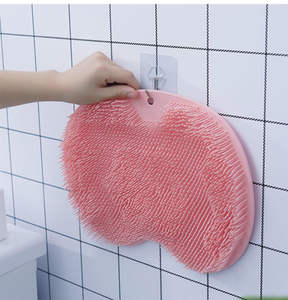 Duş pürüzsüz eksfoliyasyon geri vücut bakımı ayak törpüleyici kaymaz vantuz masaj pedi derin temiz rahatlatıcı peeling banyo Mat - Product Image 1