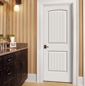 Minimalist Style MDF Wooden Hollow Solid Core Polymer Doors 40mm Thickness Water-resistant for Apartment Villa Home Office - Product Image 3