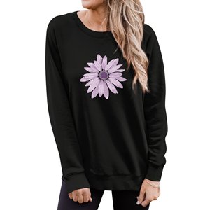 Sudadera de algodón extragrande de marca privada para mujer con servicios personalizados, fabricante de ropa de calle, Sudadera con capucha para mujer - Product Image 1