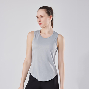 เสื้อกล้ามผู้หญิงแขนกุดคุณภาพสูงคอกลมเสื้อกล้ามผู้หญิงเสื้อนอกไร้รอยต่อแห้งเร็ว - Product Image 1