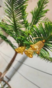 Décorations de Noël en plastique en forme de cloche, fournitures pour fêtes à thème, cadeaux de fête, décorations de fête en plein air, courtes à suspendre - Product Image 5