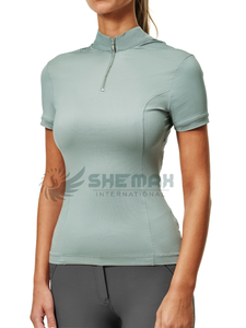 <b>women</b> shirt durable <b>thermal</b> winter riding wear fleece lined equestrian apparel long sleeve comfortable breathable horse riding - Product Image 4