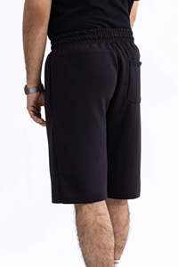 Short de sport athlétique personnalisé pour hommes, avec poches zippées, short décontracté d'entraînement de survêtement en coton et polyester - Product Image 3