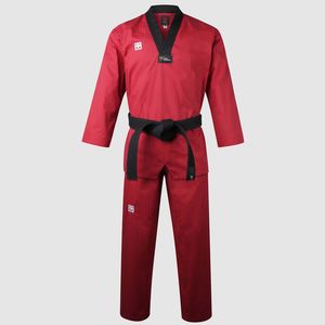 Traje de Karate de artes marciales de Color amarillo liso de alta calidad, traje de Taekwondo, traje de entrenamiento de práctica, traje de Karate para niños - Product Image 2