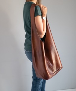 Bolso de hombro Hobo de cuero genuino con estilo para mujer, bolsos cruzados de gran capacidad, nueva moda, 2017 - Product Image 5