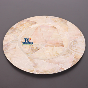 Tapis de table en nacre de haute qualité parfait pour les paniers de cadeaux de mariage, la gastronomie et le style de maison haut de gamme - Product Image 2