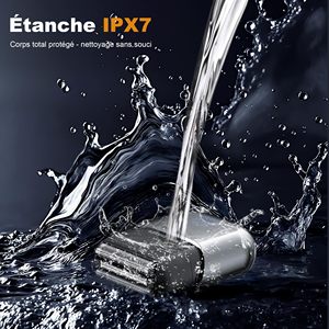 Mini rasoir électrique portable pour hommes, étanche IPX7, rasoir rotatif USB, rasoir de remplacement pour le visage - Product Image 1