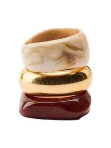 Conjunto de brazalete de madera de moda tallado a mano Vintage, joyería de mujer, accesorio de regalo de moda con corte de corazón, INDIA ART PLACE Uttar Press - Product Image 2