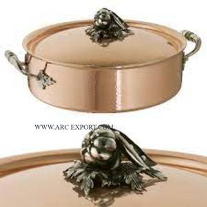 Plato para servir comida redondo de diseñador martillado clásico, decoración de mesa de gran tamaño de calidad Premium, calentador de alimentos, ollas calientes de la India - Product Image 3