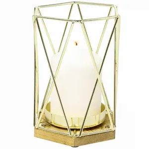 Haute sur demande Style populaire église décorative en aluminium menorah bougeoir pièce maîtresse de mariage 9 bras chandelier menorah - Product Image 6