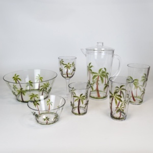 Pichet en acrylique de conception de palmier - Product Image 6