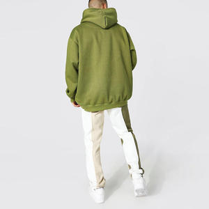 Sweat à capuche en molleton pour hommes 2025 Nouvel arrivage Impression de logo personnalisé Poids léger surdimensionné de haute qualité - Product Image 2