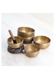 Cuencos Tibetanos Hechos a Mano para Meditación, Yoga, Sanación con Sonido, Terapia de Chakras, Hechos de Acero Inoxidable Ecológico - Product Image 3