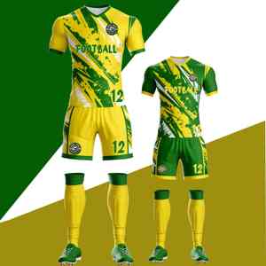 Camisetas de fútbol personalizadas, venta al por mayor, uniformes de fútbol, camisetas y pantalones cortos transpirables para equipos, kit deportivo OEM para adultos y jóvenes - Product Image 6