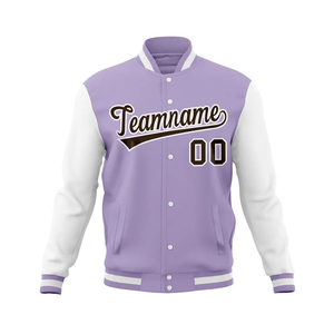 Chaquetas de béisbol Varsity Bomber personalizables para hombres y mujeres, nombre bordado personalizado, soporte de número, calle principal para invierno - Product Image 3