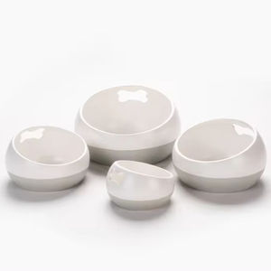 Bescera disesuaikan penjualan terlaris cerah efek tempat mengkilap mangkuk hewan peliharaan keramik makanan kucing anjing pengumpan air mangkuk keramik - Product Image 5