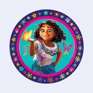 Assiettes jetables Encanto 23 cm, 6 pièces, décorations de fête pour enfants, célébration d'anniversaire - Product Image 1