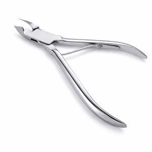 Professional Stainless Steel Curved <b>Cuticle</b> Nipper 6mm Precision Finger Nail <b>Cuticle</b> <b>Trimmer</b> Manicure Pedicure Tool OEM Custom - Product Image 1