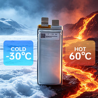 Аккумуляторная ячейка 3.8В HV LiPo без анода, 15000мАч 15Ач, 500Втч/кг, высокоэнергетическая ячейка для FPV, VTOL дронов, БПЛА