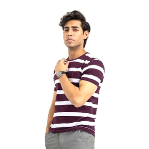 T-shirt de haute qualité 100% coton avec impression de logo de fabrication personnalisée de haute qualité T-shirt uni de grande taille pour hommes - Product Image 4